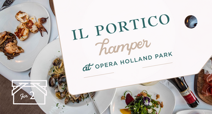 Il Portico picnic hamper for Opera Holland Park